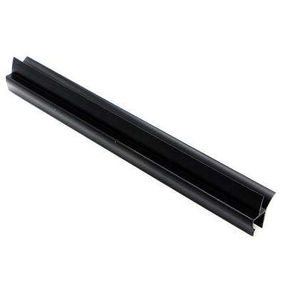 China Modern Guida 712270 Hot Sales PVC Black Sealing Strips 4-6mm Solid Glass Waterproof Strip For Shower Glass Door for sale