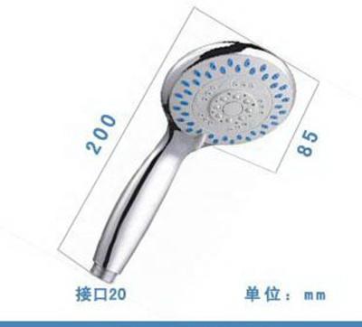 China Without Rainfall Wholesale High Pressure Bathroom Plastic Hand Shower GUIDA 725124 for sale