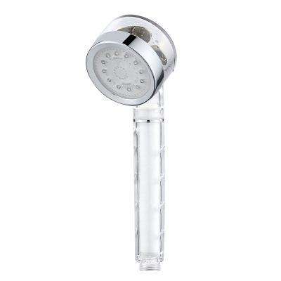 China Hot Sale SONDA 651027 Without Slide Bar 3 Colors Temperature ABS PC Control High Pressure Rainfall Handle Visible Shower Head With Arm for sale