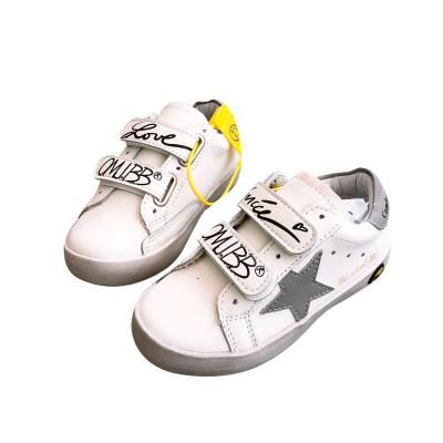 China 2022 New Arrivals New Arrivals Classic Round Children's Shoes Toddler Style Leather Rubber Sole Kids Sport Shoes For Kids for sale