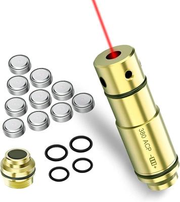 China .223 .380 .45ACP .38 .40S&W 9mm Laser Training Bullet Point Brass Cartridge Dry Fire Red Trainer For Simulation Hole Shooting Sight for sale