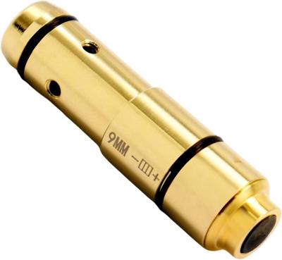 China Training Laser Bullet 9mm Bore Sight Brass Tactical Dry Firing Breakout Covers .38spl .380ACP .40 .45ACP Hunting Dot Laser Boresighter Red for sale