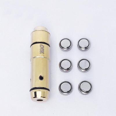 China High Quality Brass Laser 380ACP Bullet Tactical Red Dot Laser Bore Sight For Fire Training Dry Laser Sense Bullet for sale