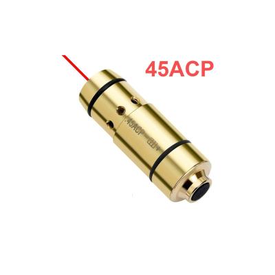 China 9mm 45ACP 380ACP .38SPL Laser Training Brass Bullet Hunting Trainer Red Dot Laser Tactical Red Dot Laser Cartridge for sale