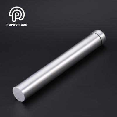 China Viable Silver Tube of Pophorizon Matt Finished Cheap Aluminum Cigar for sale