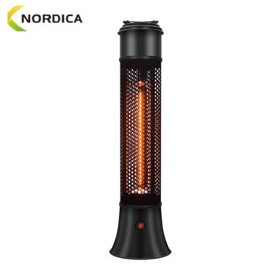 China Waterproof Space Heater Electric Stand Infrared Halogen Outdoor Portable Outdoor Camping Patio Heater for sale