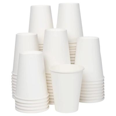 China Disposable Eco Friendly Stocked Biodegradable Customize Logo Coffee shop hot cup paper coffee cup with lid for sale