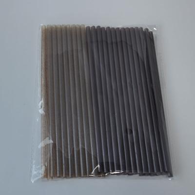 China Eco-Friendly Wholesale Biodegradable Organic Natural 20cm Jumbo Boba Tea Fiber Straw Reusable Drinking Bamboo Straw for sale