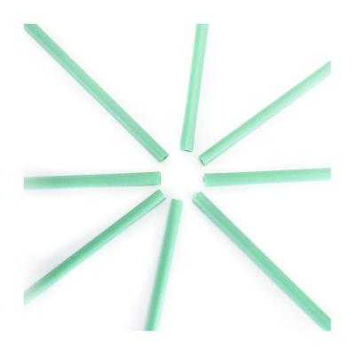 China Individual Wrapped PLA Straws Eco friendly 100% biodegradable cornstarch PLA disposable straw straw with logo 9mm 8mm plastic straws pointed for sale