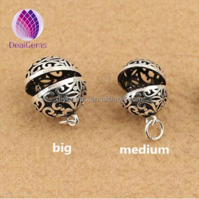 China High Quality 925 Sterling Silver Open Pending Essential Oil Pending Diffuser Necklace Perfume for sale