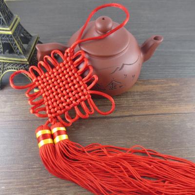 China Customized Double Tassel Long Knot Chinese Wholesale Tassel Lantern For Car Decoration for sale