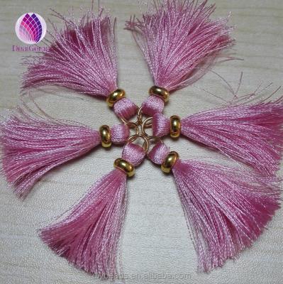 China Simple Wholesale Small Decorative Silk Tassel 3cm Length Sleeve Ring Tassel for sale