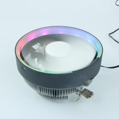 China Computer Case Drop Shipping UFO RGB CPU Cooler 12v Single Appearance Auto Color CPU Cooling Heatsink for sale