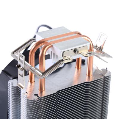 China Computer Case Drop Shipping Heatsink CPU Cooler with Two Heat Pipes Argb Fan CPU Cooler for sale