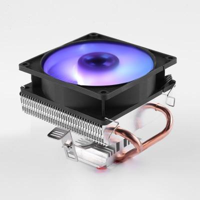 China Computer Case Wholesale RGB Fan Extrusion Parts Aluminum CPU Cooler 6 Pipe Copper Radiator With Fan for sale