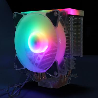 China Plastic Computer Case Dongguan Factory Fan Copper Tube Heatsink CPU Cooler PC Computer Case Fan Cooler Master Radiator for sale