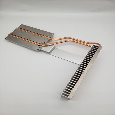 China Heatsink Welding Cool Fin Copper Aluminum Plate Aluminum Heat Pipe Extrusion Heat Pipe Customized Profile High Performance for sale