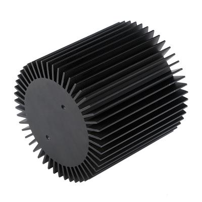 China Custom LED COB Heatsink Manufacturers Cob Led Heatsink Cold Forge Round Pin Fin Aluminum Heatsink For LED for sale