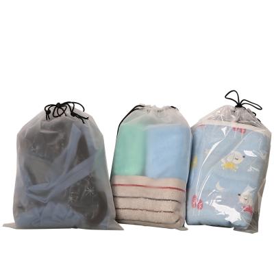 China Folding Cloth Storage Shoe Storage Dust Proof Nonwoven Shoes Clothes Drawstring Bag for sale