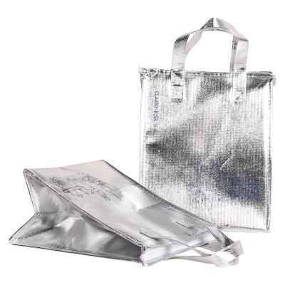 China Packaging Material Customized High Quality Durable Aluminum Foil Pearl Cotton Food Insulation Bag Cold Storage Bag for sale