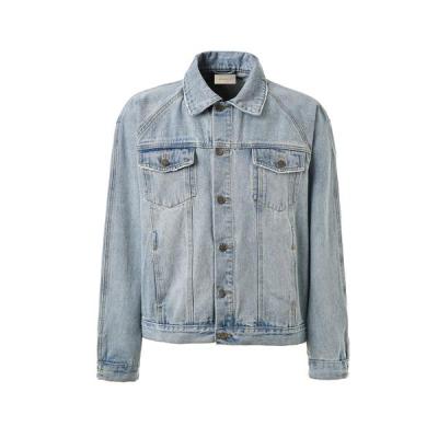 China Sustainable Men Denim Jacket Oversized Jeans Jackets Coat DENIM JACKET for sale