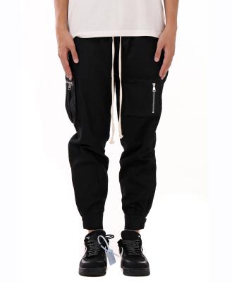 China OEM Viable Tactical Pants Pockets Patchwork Harem Pants 2019 Men Harajuku Elastic Waist Drawstring Joggers Male Streetwear Cargo Pants for sale