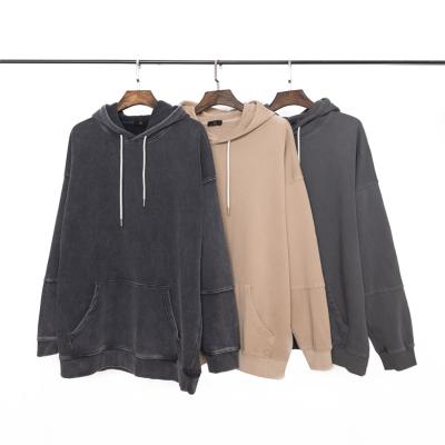 China OEM Winter Anti Shrink Custom Bases Wash Hoodies And Sweatshirts For Men Oversized Washed Hoodies Sweater for sale