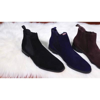 China Mens Chelsea Boots Italian Stylish Premium Suede Ankle Boots 316-1 Leather Boots for sale