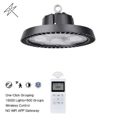 China Warehouse 15000 High Efficiency 500 Cluster Double Head Lights 200 Watt Led High Bay Light With Smart Control Motion Sensor Internal Front Yard for sale