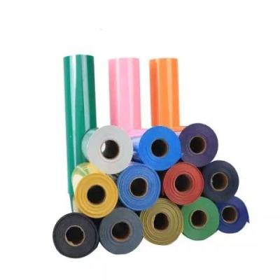 China Apparel PVC Heat Transfer Vinyl Roll Hat Apparel Textile Sublimation Vinyl For Slitter And Plotter for sale