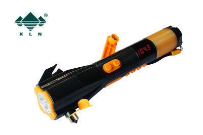 China Orange Black 0.5W LED Emergency Car Hammer USB Port Compass 800MAH for sale