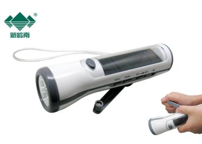 China Waterproof NOAA Weather Emergency Radio Hand Crank Led Flashlight for sale