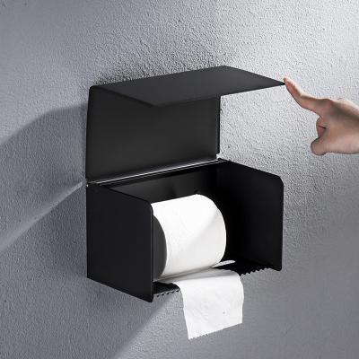 China Stainless Steel Modern Kitchen Roll Rack Towel Holders Paper Bathroom Wall-Hung Magnetic Toilet Paper Towel Holder Large for sale