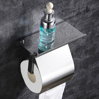 China Modern Kitchen Roll Holder Stainless Steel Paper Towel Wall Mount Bathroom Rectangle Toilet Bar Toilet Paper Holder Color Towel Holde for sale