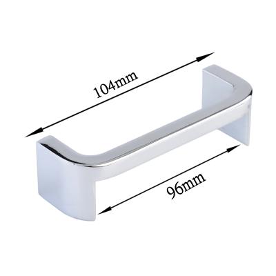 China 002 Color Pitch-Tier 96mm T Bar Handle Drawer Knob Modern Zinc Alloy Furniture Handle for sale