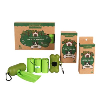 China Sustainable Corn Starch 100% Biodegradable And Compostable Poop Dog Bag Wholesale Can Be Customized for sale