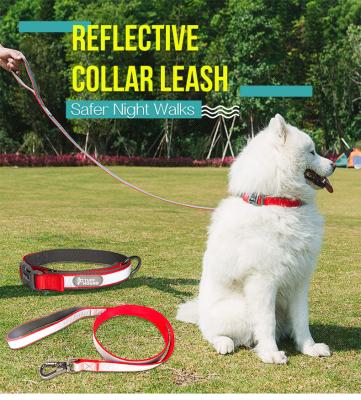 China Durable Pet Collar Leash For Dogs Customized Retractable Dog Collar Leash For Pet Walking for sale