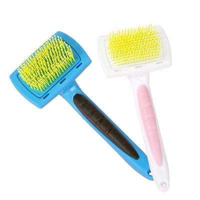 China Sustainable Pet Bath Brush Pet Shower Brush Fashion Appearance Clean Pet Brush Two Color Options for sale