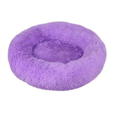 China Cheap Stocked 100cm Diameter Dog Bed Cat Bed In Stock Cat Nest Dot Printing Pet Supplies for sale