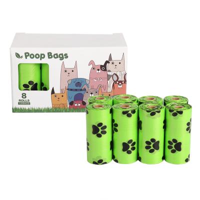 China Sustainable Special Hot Selling Biodegradable Dog Poop Bag Small Pouch Poop Bag With Box for sale