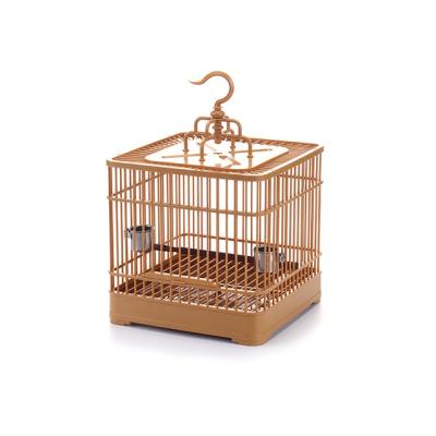 China Plastic Animal Cage Square Bird Combination Eye Munia Parrot White Bird Cage for sale