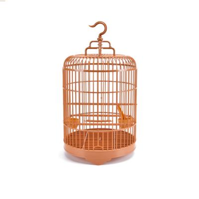 China Wholesale Bird Cage Set Plastic Pet Cage Display Cage Around Peony Black Parrot Phoenix White Eye for sale