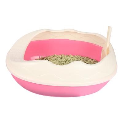 China Viable Variety of Cat Litter Box Pink Colors Quality Guarantee Format Selection Modern Design for sale