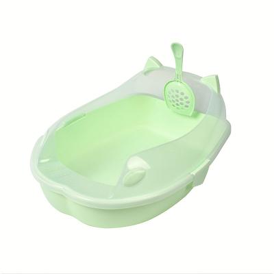 China Viable New Design Quality Reliable Variety of Colors One Size Cat Litter Box Big for sale