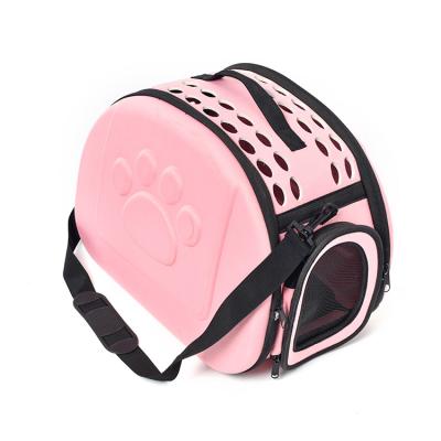 China Pet Viable Supplies Diagonal Breathable Foldable Handbag Sponge Cage Simmons Cat Bag Dog Universal for sale