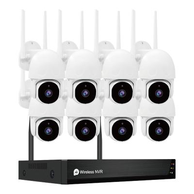 China JideTech 8CH 2MP Camera Mini WiFi Wireless CCTV NVR System Kits for sale