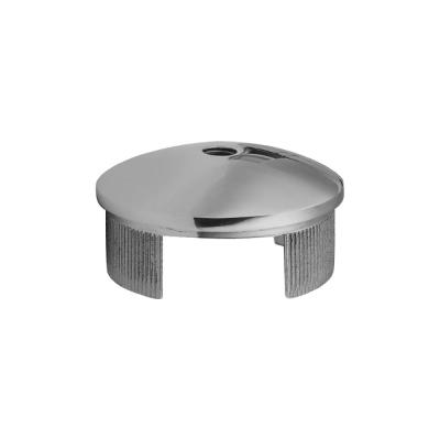 China Slot Pipe China Stainless Steel Pipe End Cap With M8 Thread for sale