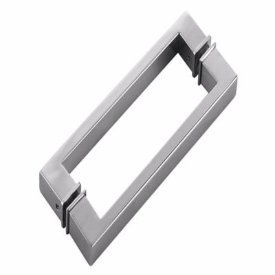 China Customized Modern Sonlam Logo Printed BV SS304 Stainless Steel Door Long Pull Flush Wood Handle for sale