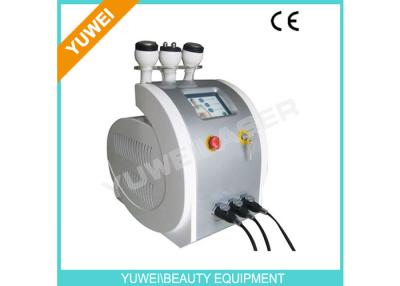 China 3 in 1 Cavitation RF Machine for Fast Slimming and Lipo Burning , Tripolar RF handpiece for sale