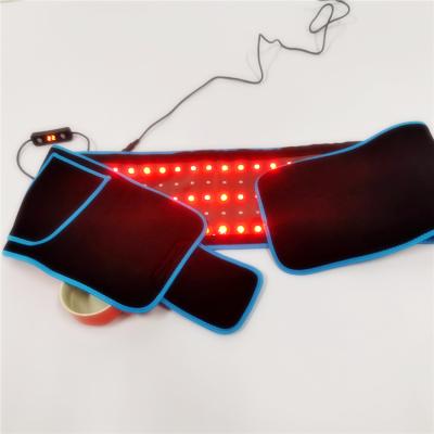 China Skin Tightening Red Led Laser Light Belt Lipo 360 Slim Belly Belt Red Light Therapy Wrap Red Led Light for sale